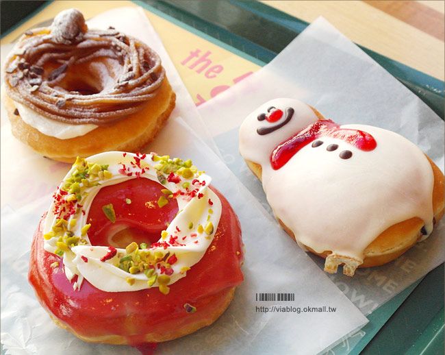 耶誕限定》Krispy Kreme甜甜圈｜大阪心齋橋店。耶誕節限定三種口味！ @Via&#039;s旅行札記-旅遊美食部落格