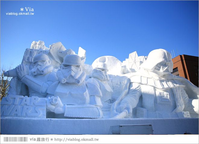札幌雪祭》札幌雪祭‧大通公園雪祭會場～再感受一次盛大雪雕的魅力《白天版》 @Via&#039;s旅行札記-旅遊美食部落格