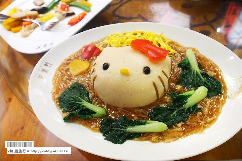 Kitty餐廳》香港Hello Kitty中菜軒～全球第一間的KITTY中餐廳，超萌登場！ @Via&#039;s旅行札記-旅遊美食部落格
