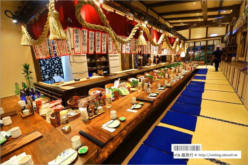 台中日式料理》樂座爐端燒[崇德店]～木槳送餐好特別！濃郁日本風格的特色餐廳 @Via&#039;s旅行札記-旅遊美食部落格
