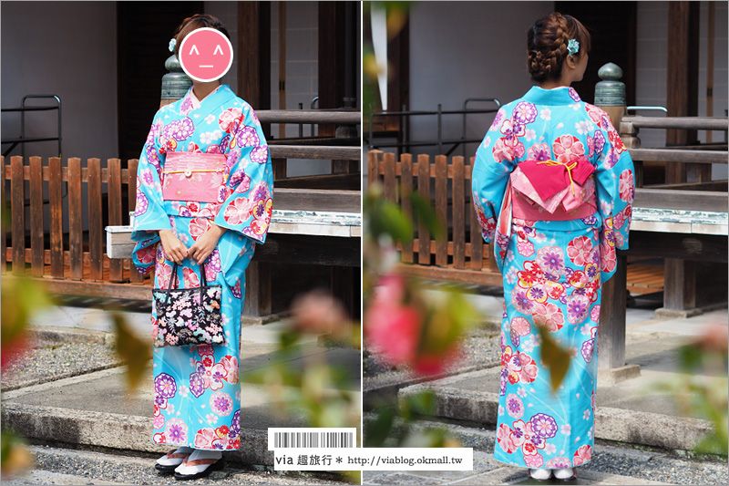 京都和服體驗》京都和服＋人力車推薦～超值的搭配行程！京都和服就跟著我醬穿！ @Via&#039;s旅行札記-旅遊美食部落格