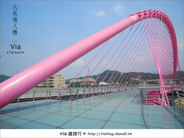 【大坑情人橋】新的台中約會景點～浪漫粉紅色情人橋