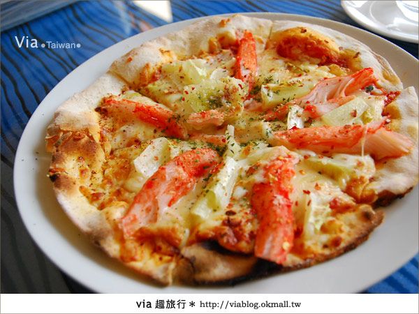 三芝美食》Pizza Olmo窯烤披薩～在舊社區裡靜靜飄香 @Via&#039;s旅行札記-旅遊美食部落格
