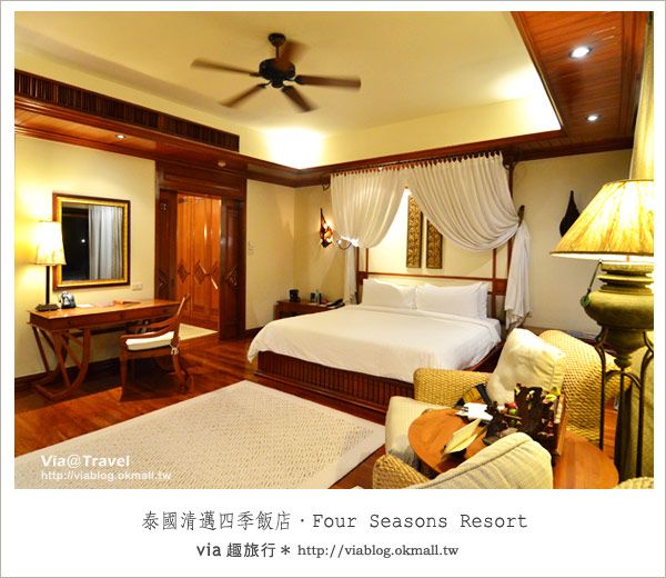 清邁住宿推薦》清邁四季飯店Four Seasons Resort Chiang Mai（住房篇） @Via&#039;s旅行札記-旅遊美食部落格